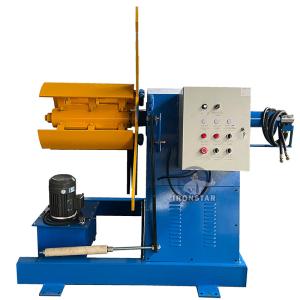 Quality 5 ton 500mm width hydraulic decoiler Galvanized steel or PPGI 15 working days wholesale
