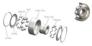 Quality Professional Air Conditioner Bearings , Deep Groove Air Con Pump Bearings wholesale