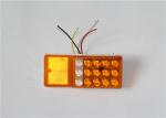 Aftermarket Motorcycle Tail Lights , Yellow Shell Motorcycle Led Rear Brake