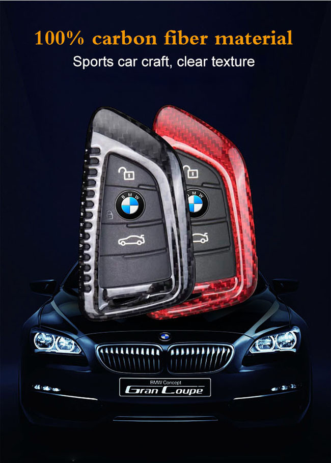Scratch Resistant Matte Surface Carbon Fiber Key Fob