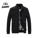 Windbreaker Winter Warm Turtleneck Outerwear Utility Solid Cotton Trendy Slim