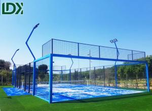 Quality Padel Sports Padel Court Panoramic Full Glass Paddle Tennis Court wholesale