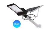 Aluminium Bridgelux 80 Watt Solar LED Street Light For Commercial