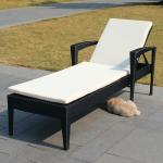 Outdoor wicker swimming pool side furniture outdoor lounge chair rattan garden