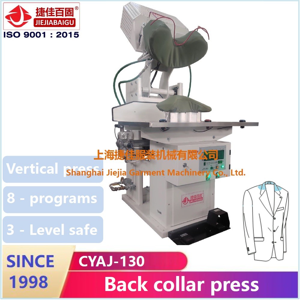 LED PLD ISO9001 Commercial Pressing Machine Scissors Close different kind of fabric suit press machine