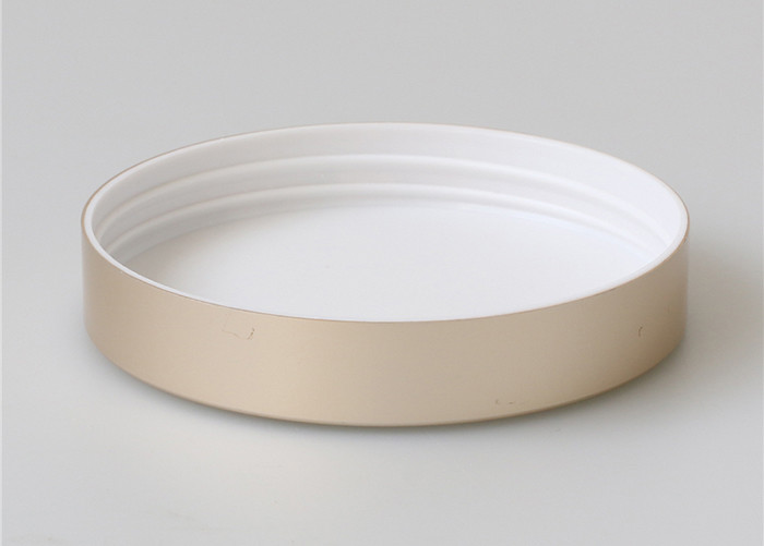 89 / 400 Metal Screw Jar Lids , 89mm Cosmetic Jars Aluminum Screw Cap