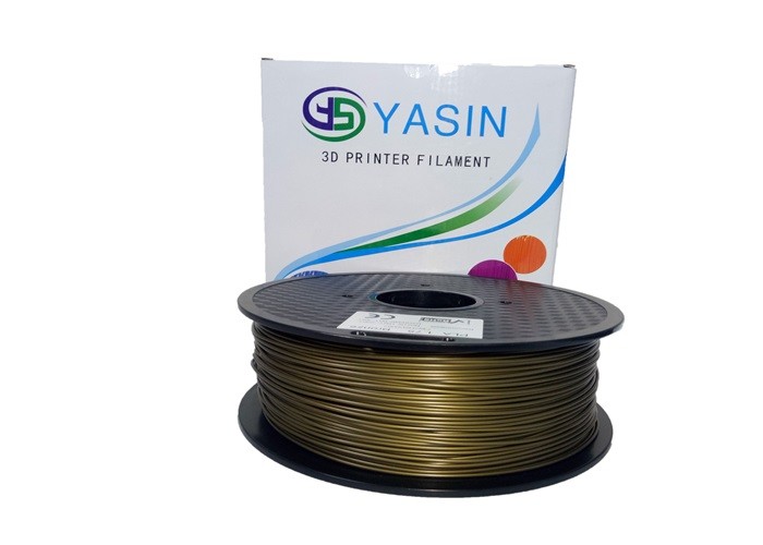 PLA Bronze Metal Filled 3D Printer Filament 1.75mm With Reusable Master Spool