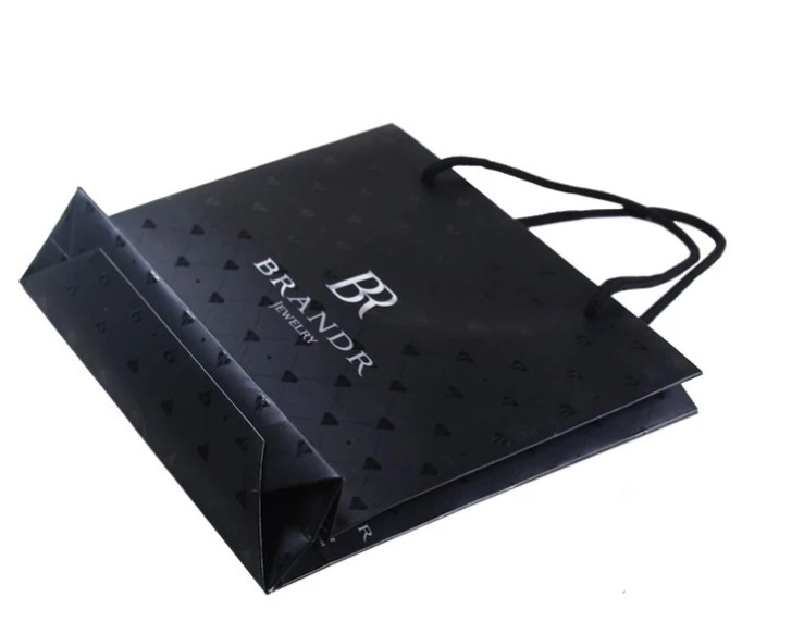 Fancy Personalised Paper Carrier Bags Decorative Handmade Max Load Weight 5KG