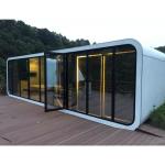 Cafe Movable Prefab House Apple Cabin Shaped Outdoor Perfect for Living and