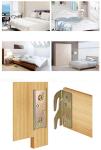 86mm*26.5mm*33mm Metal Wooden Bed Hardware Parts Hooks for Furniture Accessories