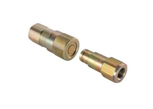 Quality 1'' Steel Flat Faced Hydraulic Quick Connect Couplers wholesale