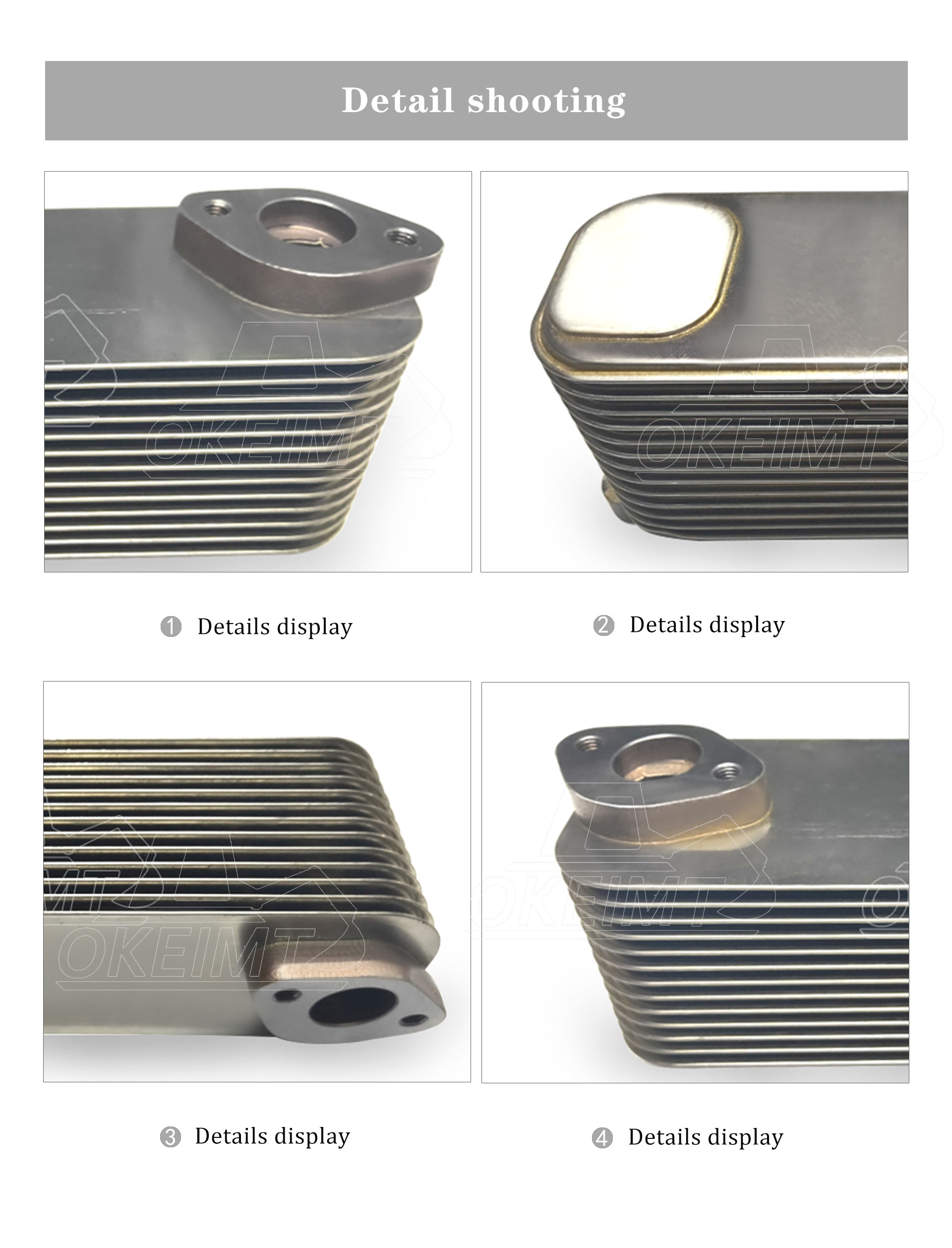 Hot Sales 65.05601-7081 DV11 Doosan Engine Oil Cooler For Daewoo Excavator Parts