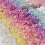 Organic Vegan Pink Sea Salt Bag , Relaxing Healing Detox Spa Crystal Soak Bath