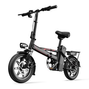 Quality 48T Alu Lightweight Electric Folding Bike Collapsible 125kg Max Loading wholesale