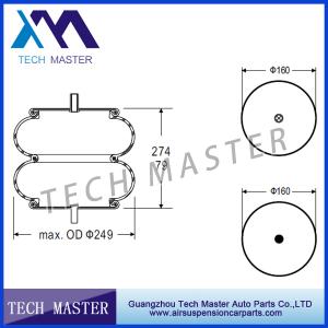 Quality Auto parts Air Spring For Truck Double Convoluted Industrial Firestone W01-358-6897 Air Spring Bellow wholesale