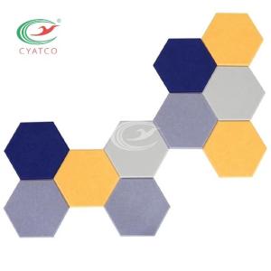 Quality Harmless Fireproof Hexagon Foam Panels Environmentally Friendly wholesale