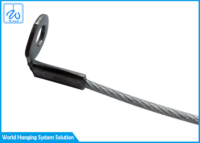 Galvanized Coated Steel Wire Rope Sling 4mm With Stamped Eyelet