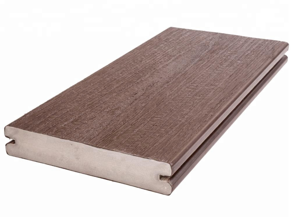 Teak WPC Wood Plastic Composite PVC Flooring Terrace Decking Eco-Friendly Matt Finish