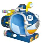 MP3 Swing machine kiddie ride with music the red air fighter