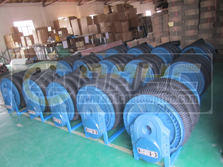 AA4C Dust Extraction Exhaust Fume Extraction Systems Weld Fume Extraction Motorized Up/Down 8M Pipe