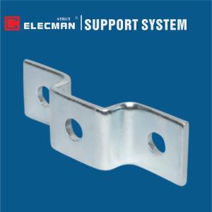 Quality Galvanized Steel Metal 3 Hole Strut U Bracket Saddle Shape wholesale