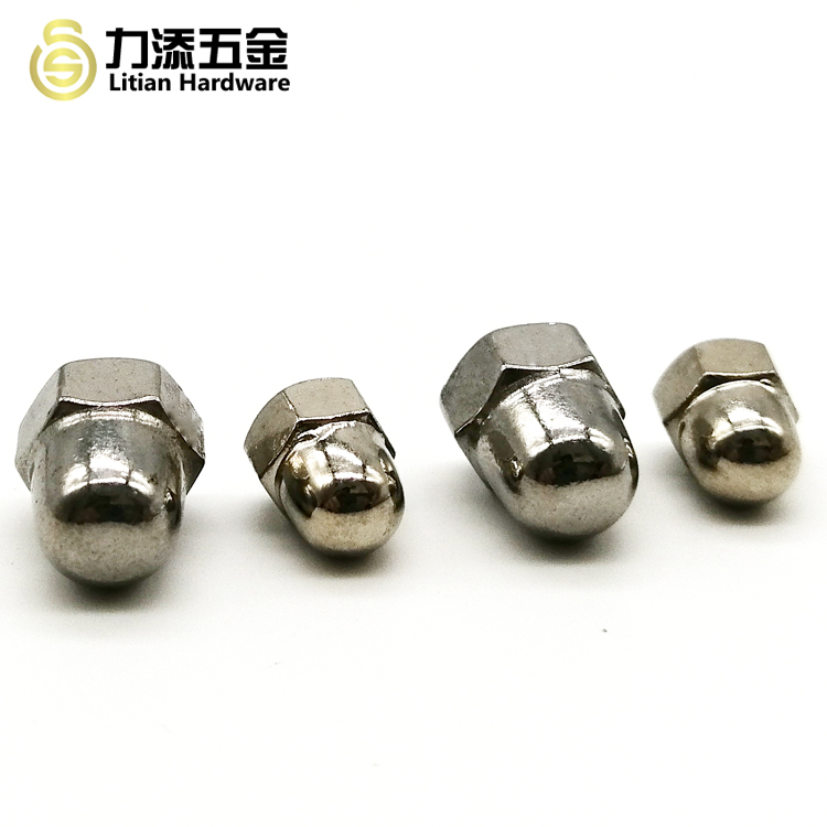 Din 1587 Flanged Acorn Nut M16 M6 Polished Galvanized Passivated