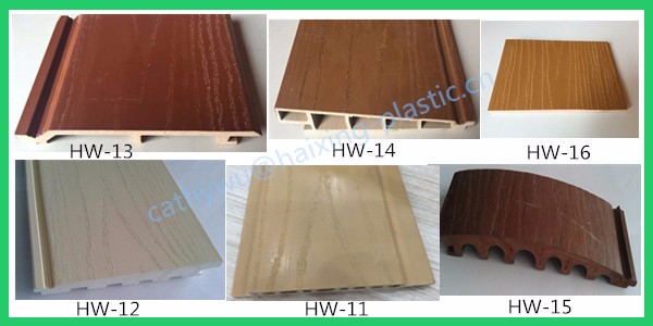 140mm*22mm Co-extrusion 3d Plastic Wall Panels for Outdoor Building PVC Wall Cladding