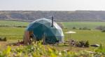 Adventure White PVC Cover 6 Meter Diameter Glamping Dome Tent