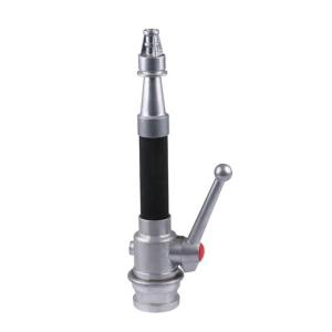 Quality Brass Safeway Fire Hydrant Nozzles Silver Hose Reel Nozzle Corrosion Resistance wholesale