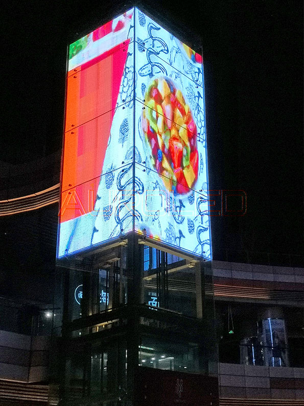 Glass Transparent Video Led Curtain Screen Panel For Concerts P2.8 P3.91 P7.8