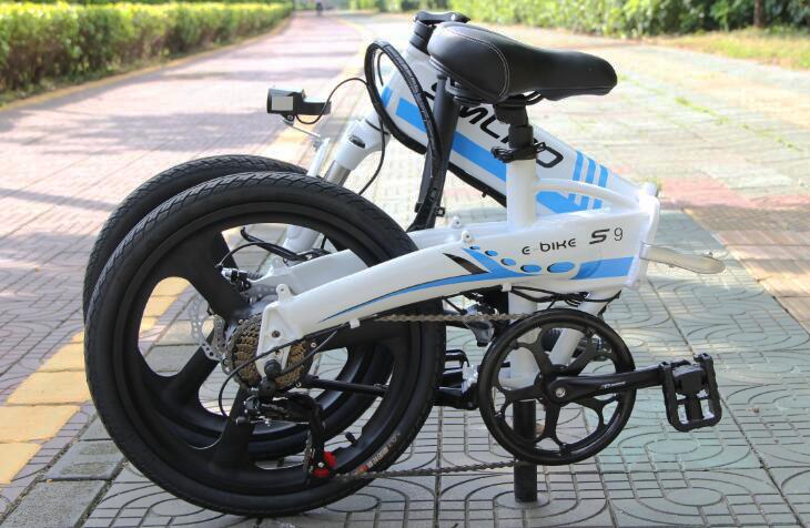 Foldable 20 Inch Electric Bike , Electric City Bike Aluminum Alloy 6061 Frame