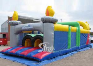Quality Outdoor Kids Commercial Inflatable Obstacle Course For Inflatable Playground Equipment wholesale