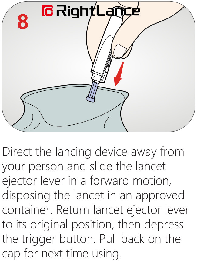 28 Guage PP Pen Blood Lancet Device With Ejector Medical Consumables