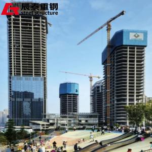 Quality Modern Steel Frame Multi Storey Buildings Customized For Cement Foundation wholesale