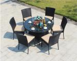 PE Rattan wicker chair Hotel Aluminium Outdoor Garden Patio chair and table