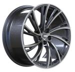 Brushed Black One Piece Forged Wheels Multi Spoke 20x10