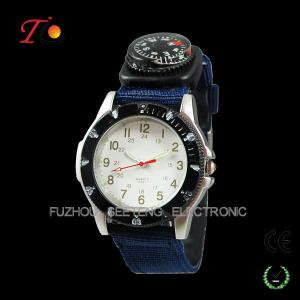 Quality Charming nylon military watch with compass much suitable for outdoor enthusiasts and young men wholesale