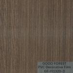Partition PVC Decorative Film 0.25mm - 0.60mm Thickness Dark Grey Color