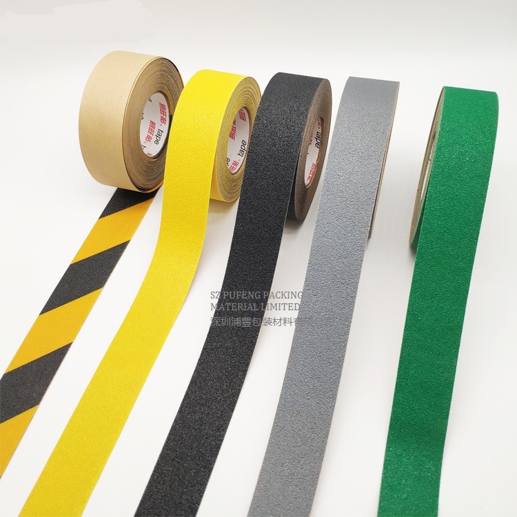 Heat Resistant 0.18mm adhesive Anti Slip PVC Warning Tape floor adhesive tape