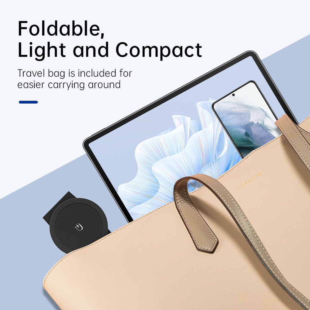 3-in-1 Foldable Wireless Magnetic Charger with Foreign Object Detection
