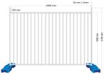 Temporary Pool Fencing Hire Melbourne 1250mm x 2500mm