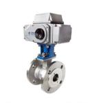 2022 New Grat Stainless Steel Straight Through Type Electronic Ball Valve