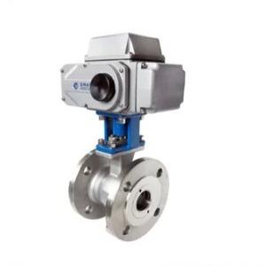 Quality High Temperature Stainless Steel Electric Flange Connection Ball Valve wholesale
