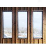Double Glazed With Hurricane Impact Glass Swing Aluminum Horizontal Hanging