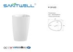 Contemporary Bathroom Pedestal Basins Ceramic Sink Basin With Size 585 * 455 *