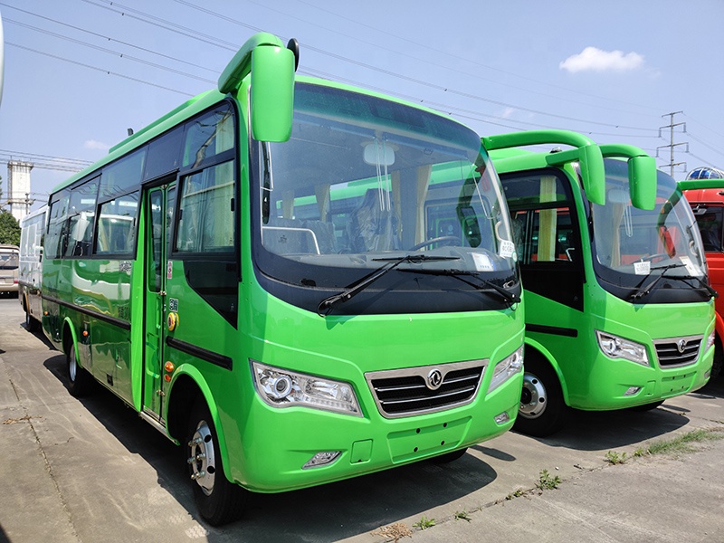 16-30 Seat Luxury Passenger Bus Diesel Mini Bus with 7.00R16LT Tires from Dongfeng