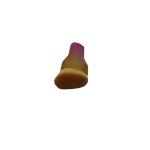 Private Brand Exquisite Purple Gold Plated Torch Kabuki Makeup Brush