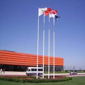 Quality Q235 5M - 12M Galvanized Steel Flag Pole Black Steel Flag Pole wholesale