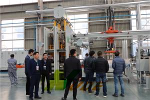 Quality Hot Press Short Cycle Lamination Line For Production Board 90-100 Sheets/H wholesale