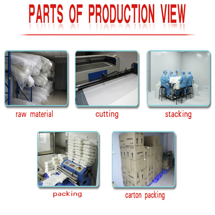 Laser Cut Printer Head Class 100 Cleanroom Wiper